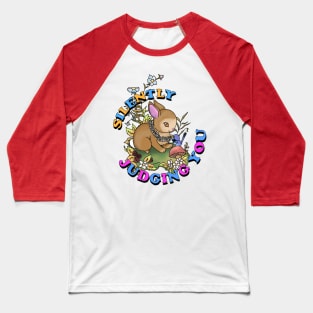 Silently Judging You Rabbit Baseball T-Shirt